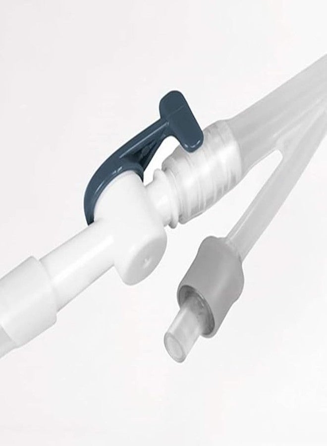 lifevv 4 Pack 750ml Catheter Leg Bag Urinary Drainage Bag, Anti-Reflux Valve, Cloth Straps,Easy Lever Outlet Tap,Effective Leak Prevention - Image 3